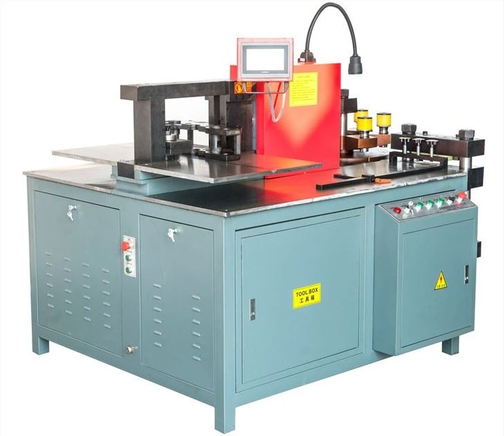 Punching And Shearing Process Machine Rotary Table Copper Busbar Processing Machine