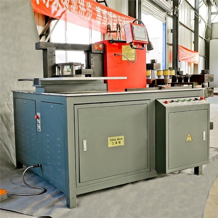 Thickness 12-20mm Width 150-300mm Voltage 220V 380V 400V 415V Color Blue Gray 2022 Best Selling Copper Busbar Processing Machine