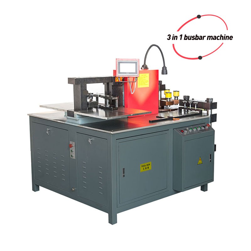 Bending Plate Thickness 20mm Hydraulic Busbar Cutting Punching Bending Machine